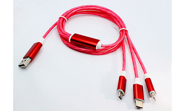 流光三合一數據線