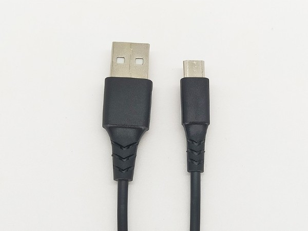 黑色PVC Micro USB數據線，安卓數據線定制廠家