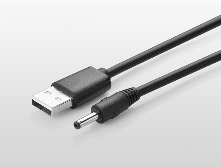 usb轉(zhuǎn)DC3.5mm充電線(xiàn)，聯(lián)鑫德誠(chéng)充電線(xiàn)定制生產(chǎn)廠(chǎng)家