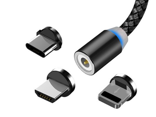 【公司新品】心聯鑫三合一磁吸數據線